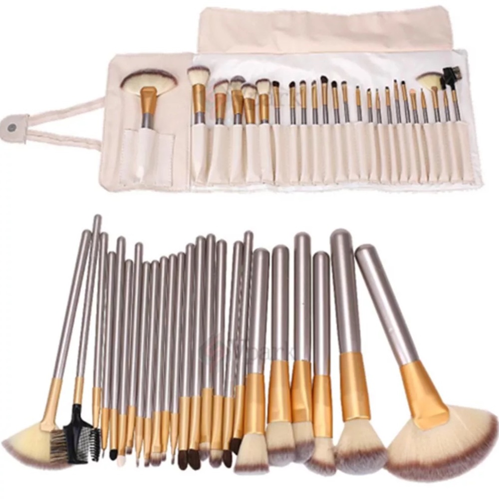 New 24pcs Professional Makeup Brush With Case